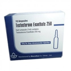Enantato de testosterona 250 mg / 1 ml