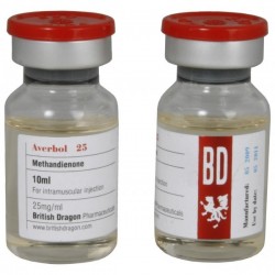 Averbol 25 (British Dragon) 25 mg/ml (injectable methandienone)