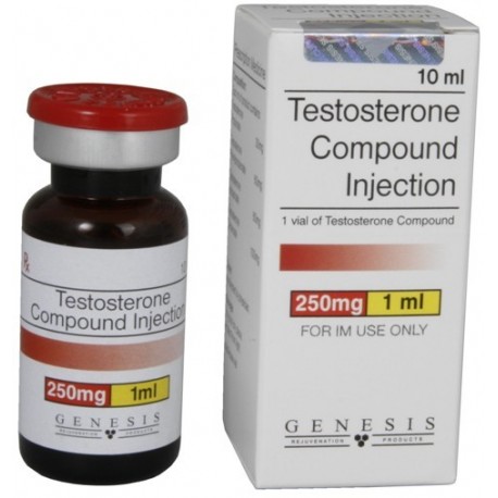 Testosterone composti (Sustanon 250), 2500 mg / 10 ml da Genesi