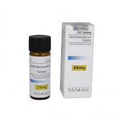 Methyltestosterone Genesis 25 mg/tab (100 pills)